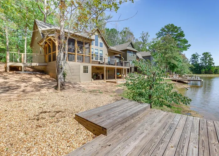 New 3Br Lakefront Home W Dock And Fishing Pond